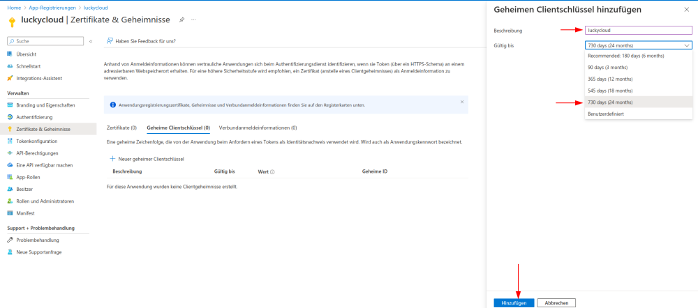 App_Registrierung_Hauptmen%C3%BC_Schl%C3%BCssel_erstellen