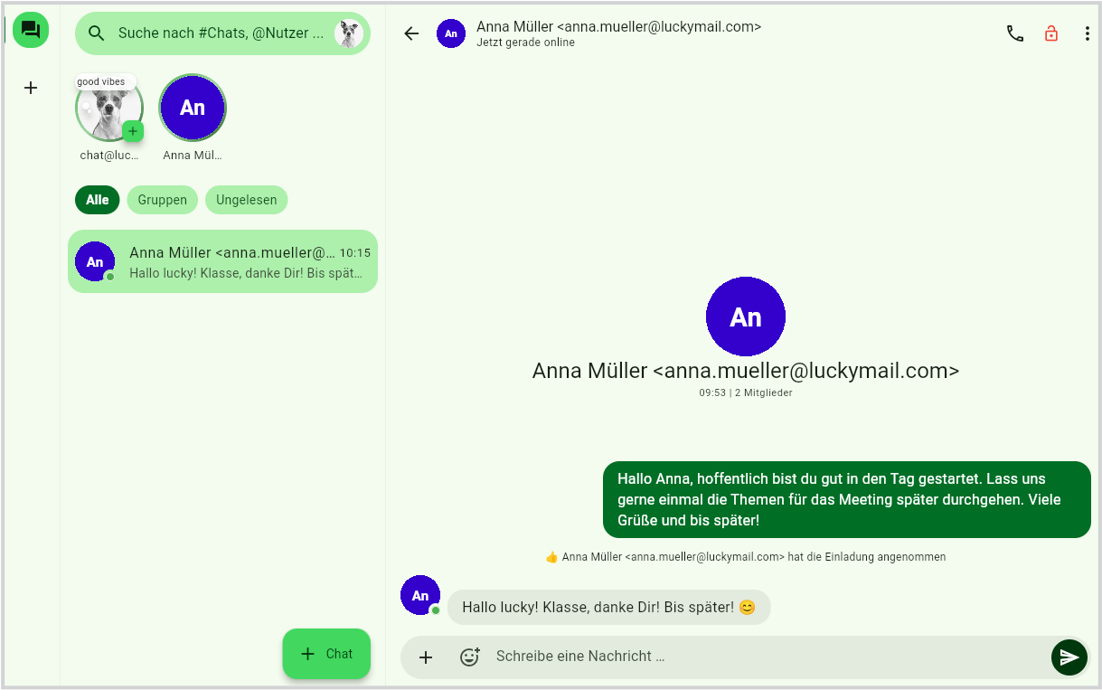 Start a Private Chat | Docs